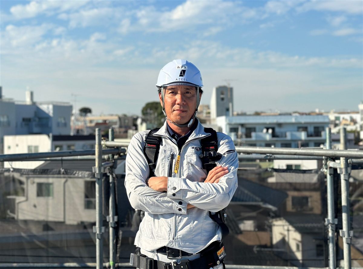 現場に立つ代表取締役 東一喜